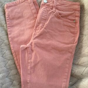 LC Lauren Conrad Women's Skinny Jeans in Blush Pink